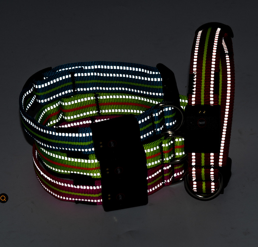 Collar Inteligente para Mascotas con Fibra Óptica, Impermeable y Carga Magnética - Image 19