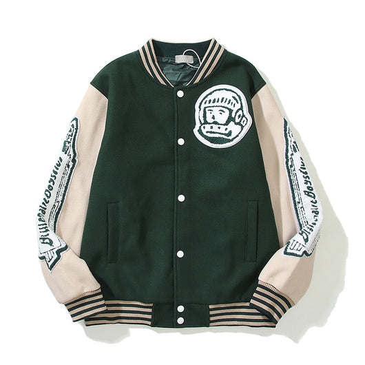Chaqueta de Lana con Cuello Alto y Bordado Astronauta - Image 10