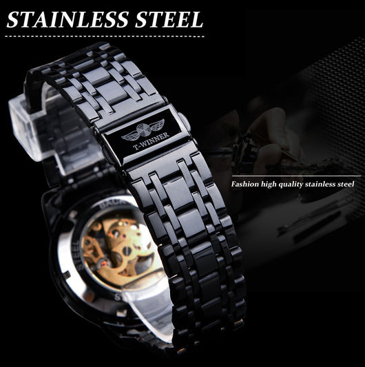 Reloj Mecánico Impermeable con Diseño Calado para Hombre - Image 40