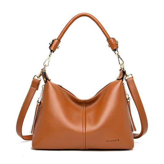 Bolso de Cuero Suave para Mamá - Bandolera Elegante Multiuso - Image 2
