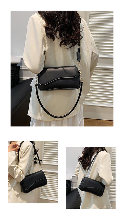 Bolso Retro Bandolera para Mujer con Compartimento Axilar - Image 18