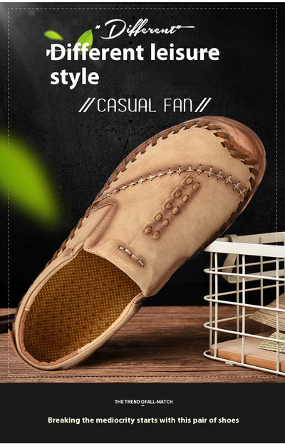 Zapatos Casuales Slip-on de Cuero Reforzado Premium - Image 19