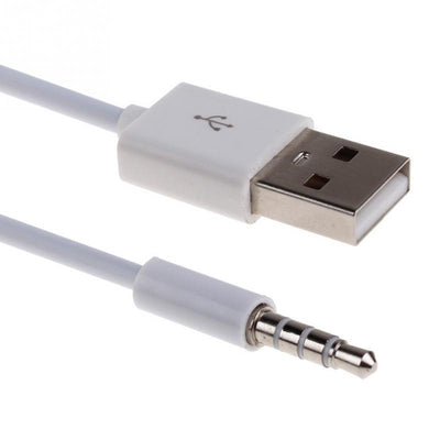 Cable de Audio y Carga para Auto USB a 3.5mm con Baño de Plata - Image 12