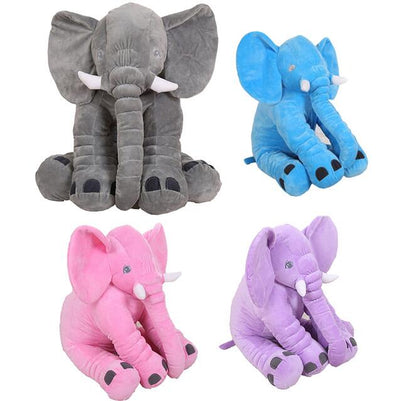 Peluche Elefante Suave - Almohada de Confort para Bebé