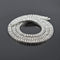 Alloy Diamond 2 Row Hip Hop Necklace Blanco K 20inch