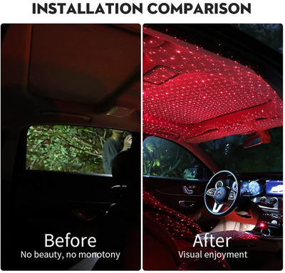 Proyector de Luces Estrelladas USB - Iluminación LED Galaxia para Auto e Interior - Image 3