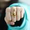 Anillo de Acero Inoxidable Serpentina