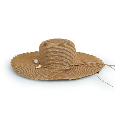 Sombrero de Playa con Ala Ancha y Encaje - Protección Solar Versátil - Image 12