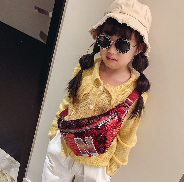 Bolso Bandolera Infantil con Lentejuelas - Tendencia Coreana