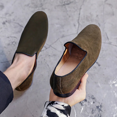 Zapatos de Ante para Hombre Punta Aguda Estilo Británico Versátil - Image 13