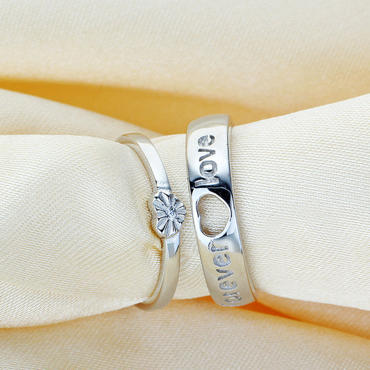 Anillo de Plata 925 para Parejas - Símbolo de Amor Eterno