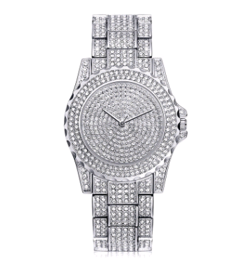 Reloj de Cuarzo Dorado con Cristales Brillantes para Mujer - Image 11