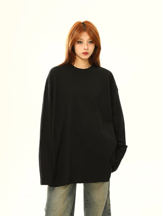 Remera Básica de Algodón Puro Manga Larga 300g - Colores Sólidos - Image 12