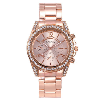 Reloj de Dama con Diamantes en Esfera de Aleación de Cuarzo - Image 9