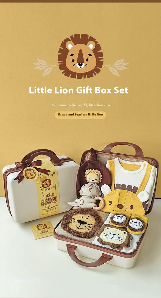 Conjunto de Regalo Bebé Suéter Tejido Pequeño León - Image 12