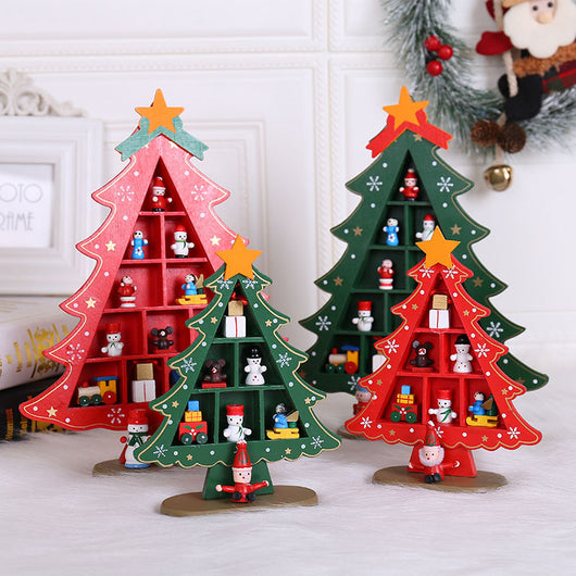 Adornos Navideños de Madera - Escenas Creativas para Árbol - Image 5