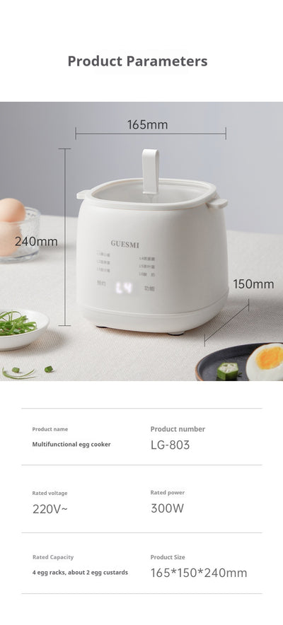 Cocedor de Huevos Automático con Apagado Inteligente - Máquina Multifunción para Desayuno - Image 9