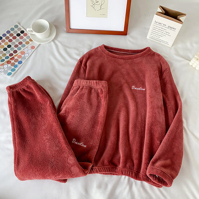 Pijama Dos Piezas Terciopelo Coral Cálido - Conjunto Fairy Fashion - Image 11