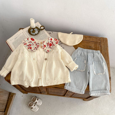 Cardigan Tejido Calado para Bebé y Niños - Image 4