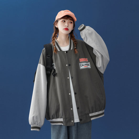 Chaqueta Oversized de Calle con Costuras Mixtas - Image 2