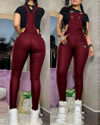 Overol Negro para Mujer - Diseño Clásico y Versátil - Image 4