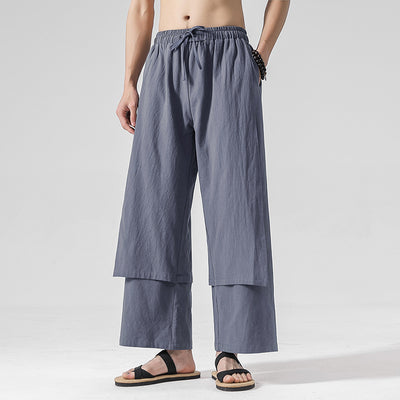 Pantalones Casuales de Algodón y Lino para Verano - Image 2