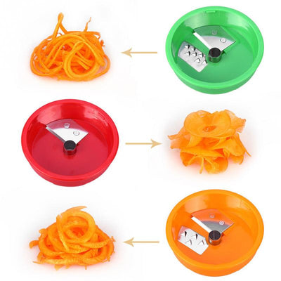 Cortador de Vegetales 3 en 1 Espiralizador de Papas Herramienta Multiusos de Cocina - Image 5