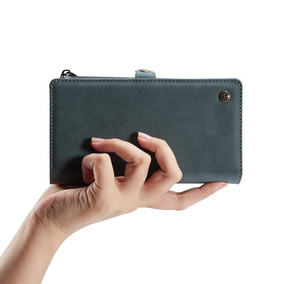 Funda Cartera Flip de Cuero Retro con Protección Total - Image 8