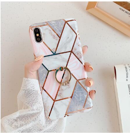 Funda de Silicona Marmolada Compatible con Apple - Image 21