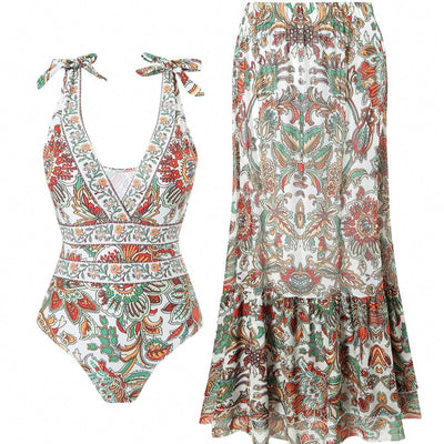 Traje de Baño Enterizo Étnico para Mujer - Image 7
