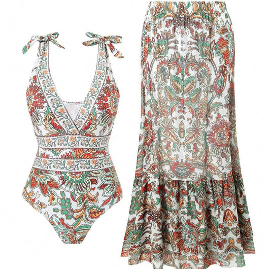 Traje de Baño Enterizo Étnico para Mujer - Image 7