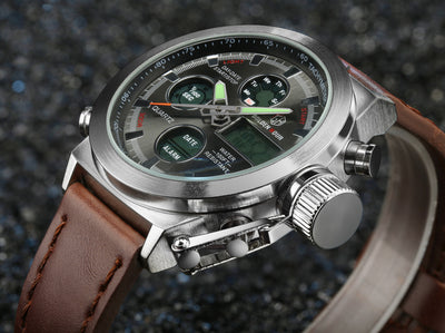 Reloj Deportivo Militar Hombre Lujo - Analógico Digital LED - Image 15
