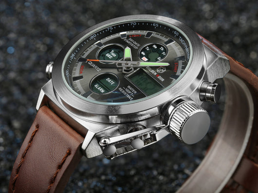 Reloj Deportivo Militar Hombre Lujo - Analógico Digital LED - Image 15