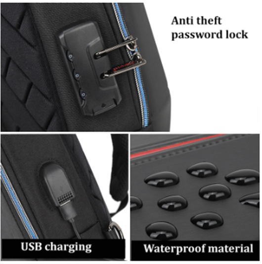Bolso Bandolera Multifuncional Impermeable para Viajes y Uso Diario - Image 3