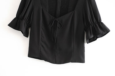 Blusa Corta de Gasa Ligera - Image 4