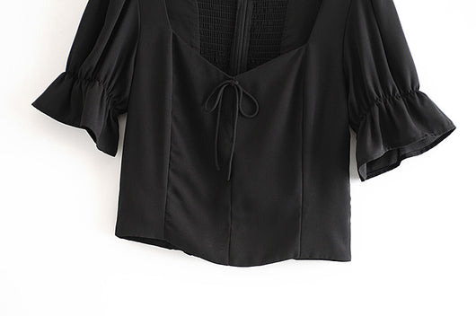 Blusa Corta de Gasa Ligera - Image 4