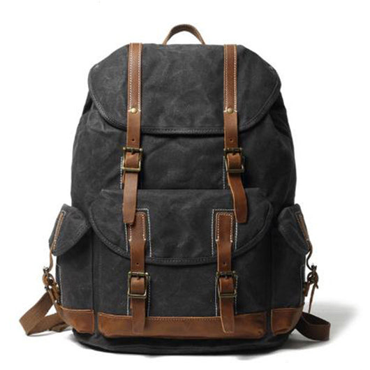 Mochila de Lona Resistente para Viajes y Montaña - Unisex - Image 14