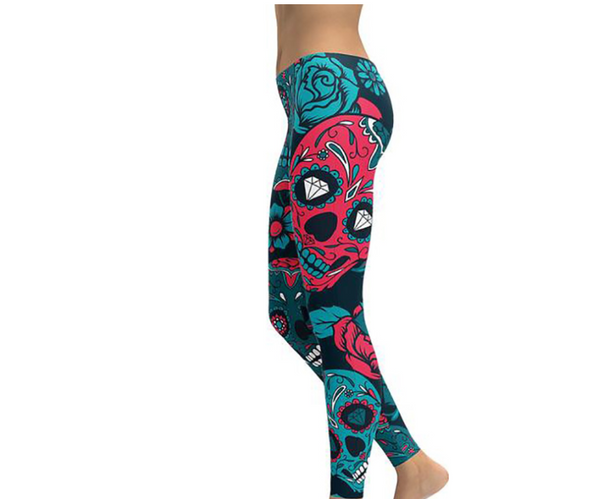 Pantalones de Yoga Estampados para Mujer - Fitness y Comodidad