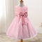 Vestido de Princesa con Moño de Rosas para Niñas - Diseño de Gala