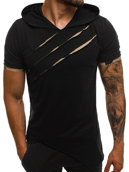 Playera Personalizada de Fitness con Pliegues en Mangas Cortas - Image 7