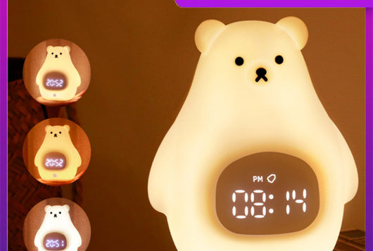 Lámpara Nocturna Infantil Oso Blanco con Temporizador de Sueño - Image 11