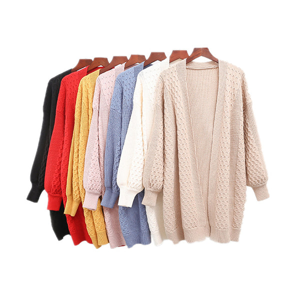 Cardigan de Punto Holgado para Mujer