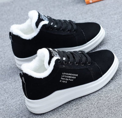 Zapatillas Deportivas Cálidas Acolchadas para Mujer Talla Grande - Image 4