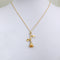 Rosado Dorado rose color pendant necklacePink Dorado rose color pendant necklace Dorado