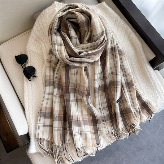 Bufanda Larga de Cachemira Fina para Otoño e Invierno Unisex - Image 10