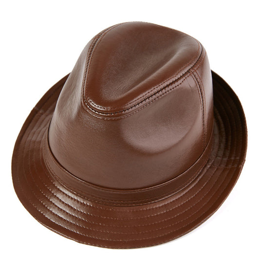 Gorro de Piel de Oveja Auténtica para Hombre - Estilo Retro Clásico - Image 11