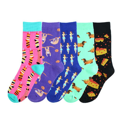 Calcetines de Algodón para Hombre con Patrones Divertidos - Image 3