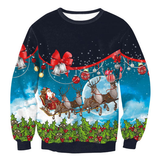 Suéter Navideño Divertido Santa Elfo Vacaciones para Hombre y Mujer - Image 17