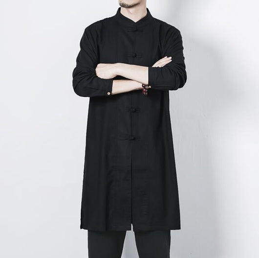 Chaqueta de Botones Lino y Algodón para Hombre - Image 14