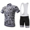 Conjunto de Ciclismo Negro y Blanco